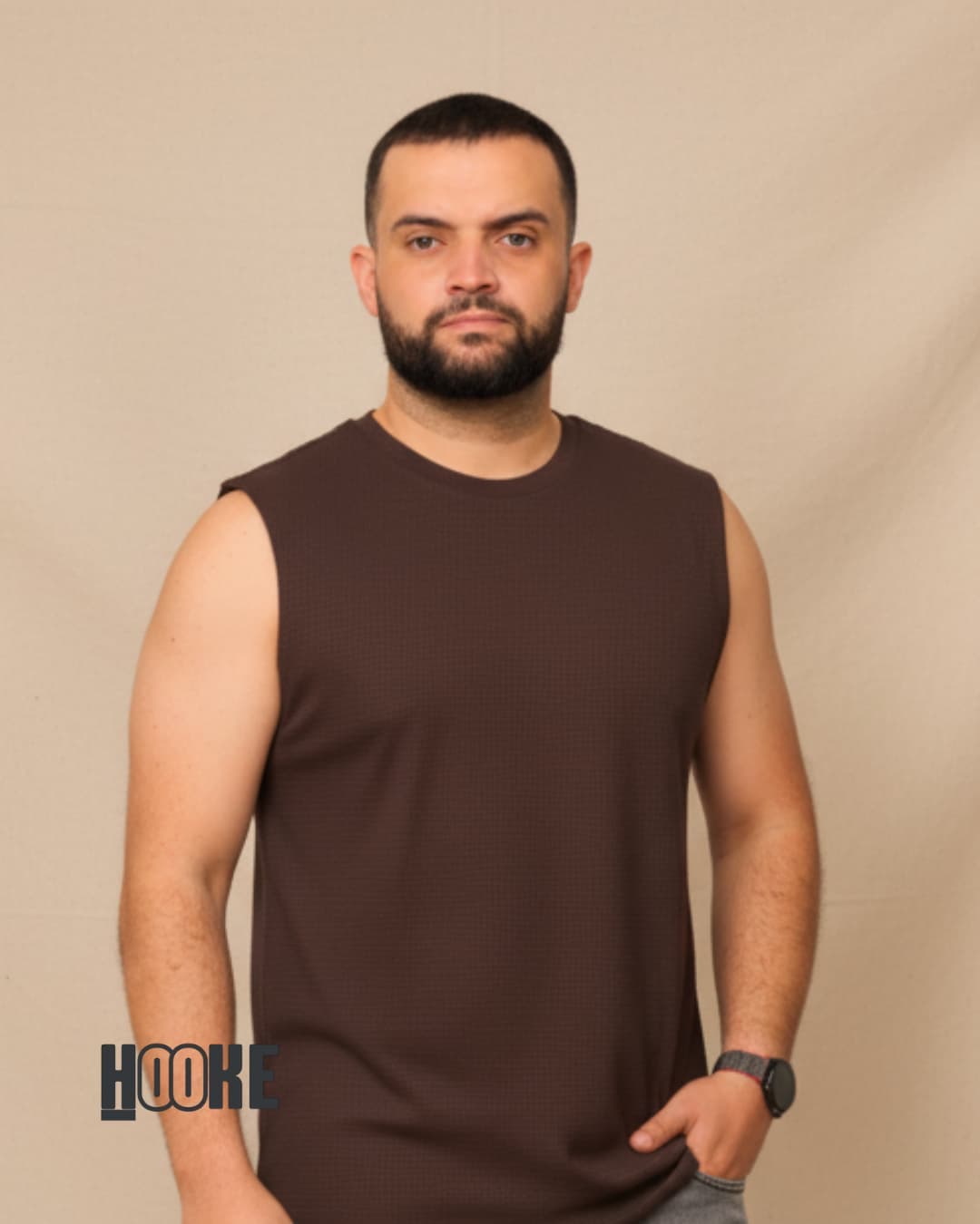Conjunto Kit 5 Regatas Caneladas Masculinas em Algodão com elastano e modelagem ajustada ao corpo cores básicas - Hooke Store