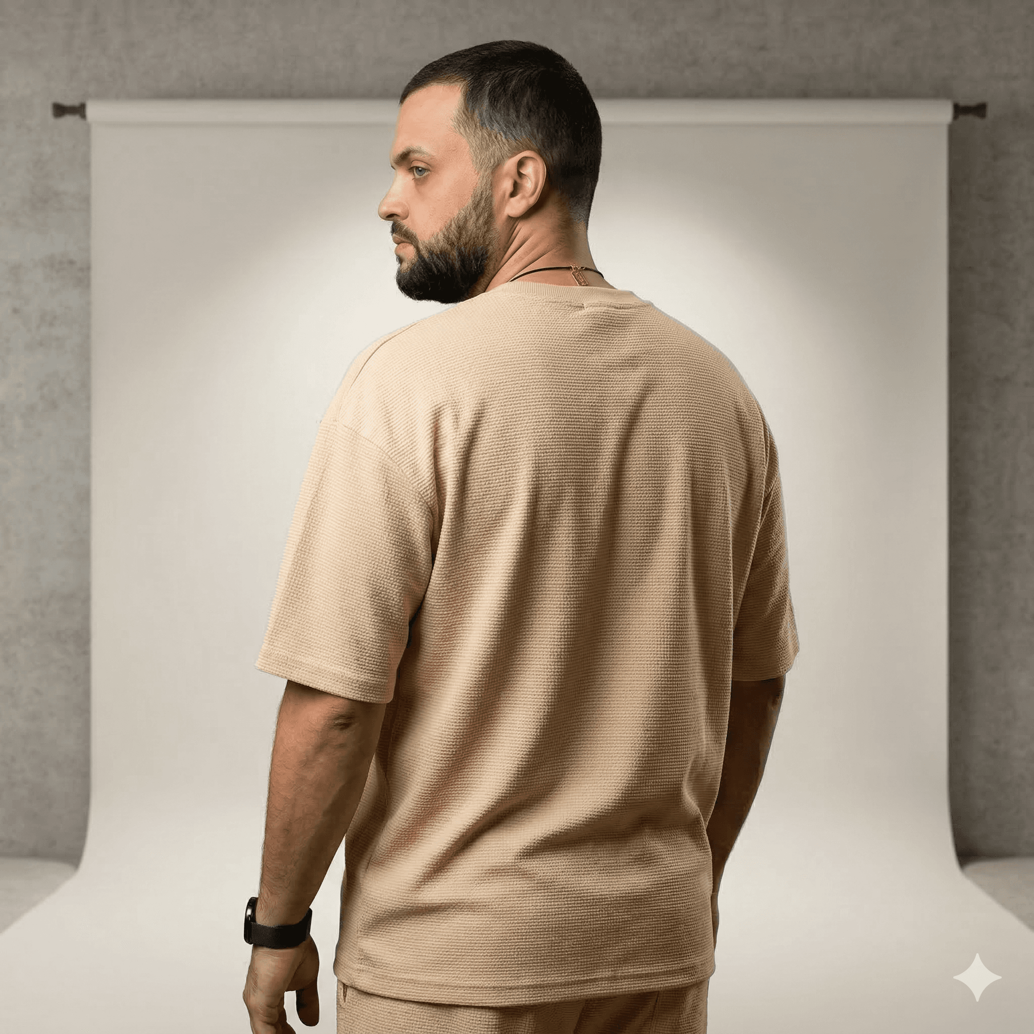 Camiseta Oversized Texturizada da Hooke - Vista 3